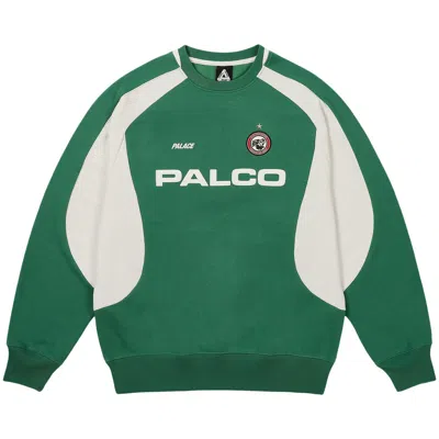 Pre-owned Palace Pro Team Palco Crew 'green' | Men's Size L