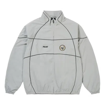 Pre-owned Palace Pro Team Piped Shell Jacket 'grey' | Men's Size L In Gray