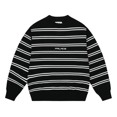 Pre-owned Palace P-stripe Knit 'black' | Men's Size Xl