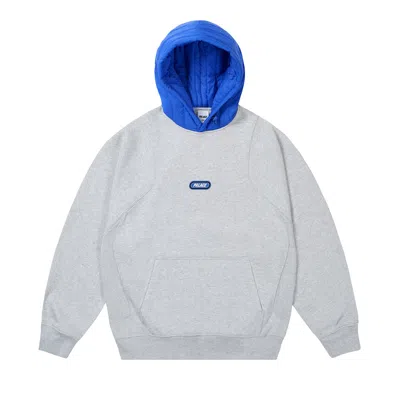 Pre-owned Palace Puffa Hood 'grey Marl' | Men's Size S In Gray