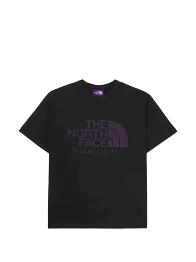 Palace Purple Label Graphic-detail T-shirt In Black