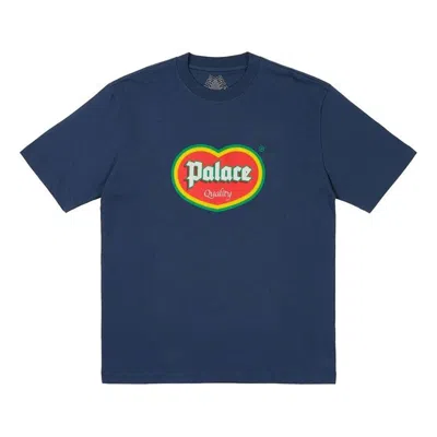 Palace Quality T-shirt 'navy' In Blue