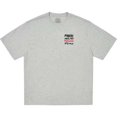 Pre-owned Palace Racey T-shirt 'grey Marl' | Men's Size L