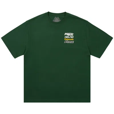 Pre-owned Palace Racey T-shirt 'racey Green' | Men's Size M