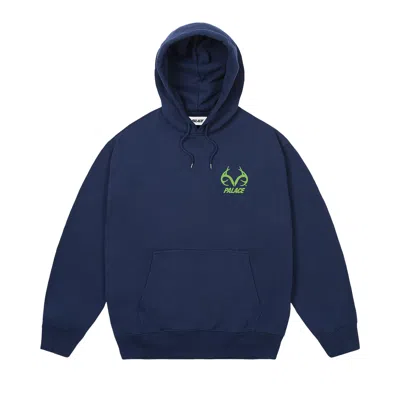 Pre-owned Palace Realtree Tri-ferg Hood 'navy' | Blue | Men's Size L