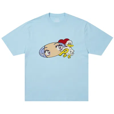 Pre-owned Palace Rear View T-shirt 'skyline Blue' | Men's Size L