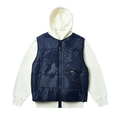 Pre-owned Palace Reversible Vest Hood 'soft White'