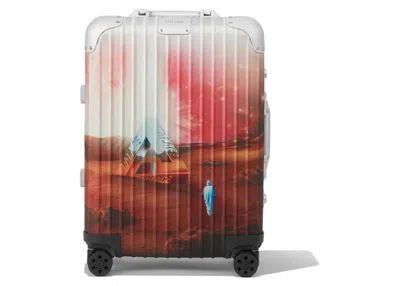 Pre-owned Palace Rimowa Original Cabin Carryon Suitcase In Desert
