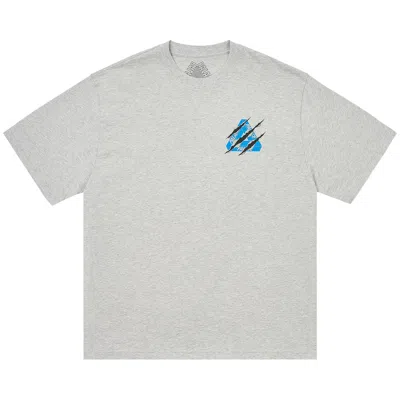 Pre-owned Palace Ripped Tri T-shirt 'grey Marl' | Men's Size M