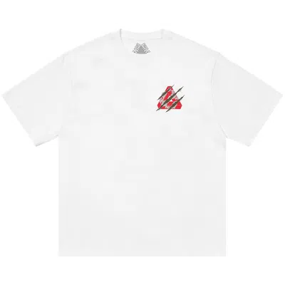 Pre-owned Palace Ripped Tri T-shirt 'white' | Men's Size Xl