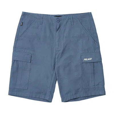Pre-owned Palace Ripstop Cotton Cargo Short 'blue Stone' | Men's Size L