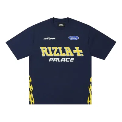 Palace Rizla T-shirt 'navy' In Blue