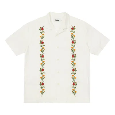 Pre-owned Palace Rose Chain Shirt 'white'