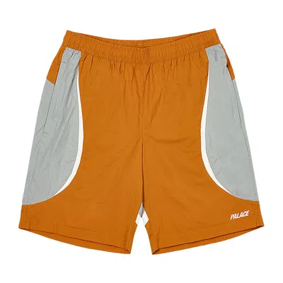 Pre-owned Palace Run It Short 'jaffa/grey' In Orange