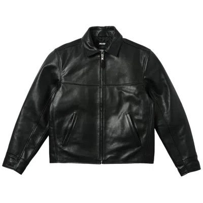 Pre-owned Palace Safe Hands Leather Jacket 'black'