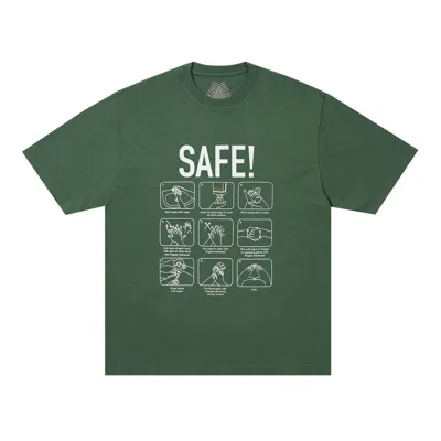 Pre-owned Palace Safe T-shirt 'racey Green' | Men's Size L