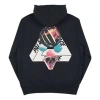 Palace Sans Ferg Hood Black Glasses Printing Logo Unisex In Blue