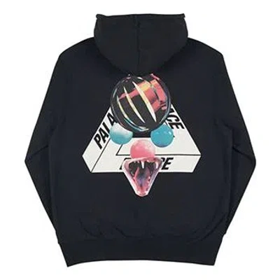 Palace Sans Ferg Hood Black Glasses Printing Logo Unisex In Blue