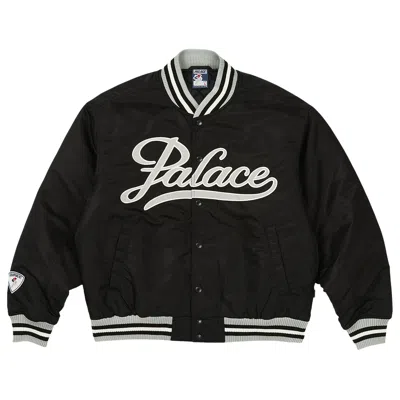 Pre-owned Palace Satin The Arena Jacket 'black'