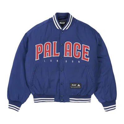 Pre-owned Palace Satin The Park Jacket 'blue' | Men's Size L