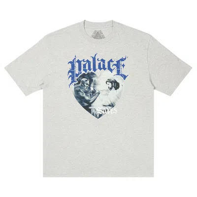 Pre-owned Palace Save Thyself T-shirt 'grey Marl'