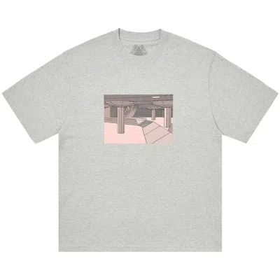 Pre-owned Palace Sb T-shirt 'grey Marl' | Men's Size Xl