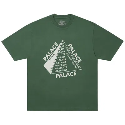 Pre-owned Palace Scheme T-shirt 'racey Green' | Men's Size Xxl