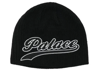 Pre-owned Palace Script Nein Cuff Beanie In Black