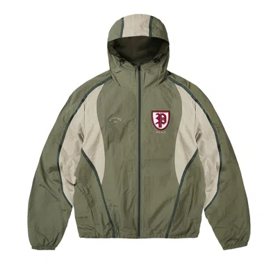 Pre-owned Palace Scrum Hooded Shell Jacket 'olive' | Green | Men's Size M