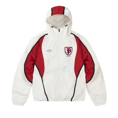 Pre-owned Palace Scrum Hooded Shell Jacket 'white' | Men's Size L