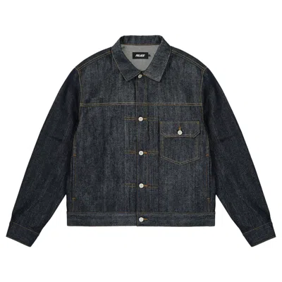 Pre-owned Palace Selvedge Denim Jacket 'raw' | Blue | Men's Size L