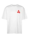 Palace Seoul 2 Seoul Tri-ferg "white/black/grey Mar" T-shirt In White