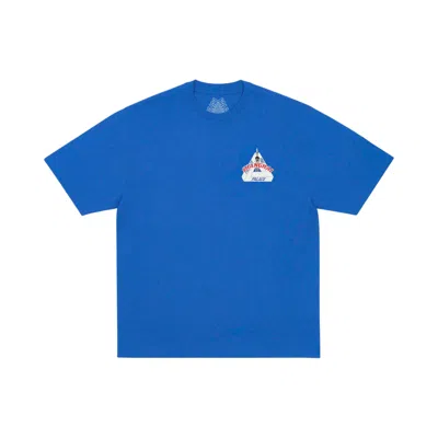 Pre-owned Palace Shanghai Tri-ferg T-shirt 'classy Blue' | Men's Size M