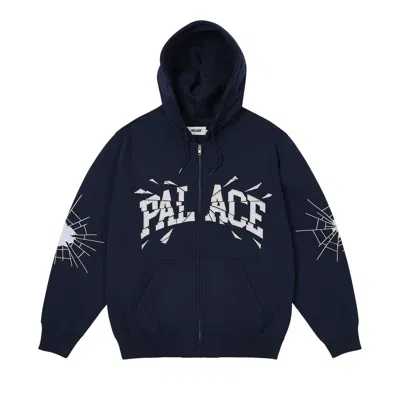 Pre-owned Palace Shatter Zip Hood 'navy' | Blue | Men's Size S