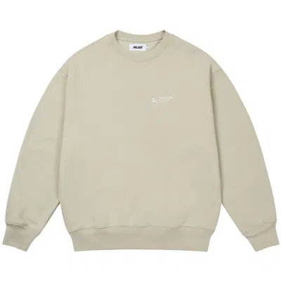 Pre-owned Palace Shop Locator Crew 'stoney Grey' | Men's Size Xxl In Gray