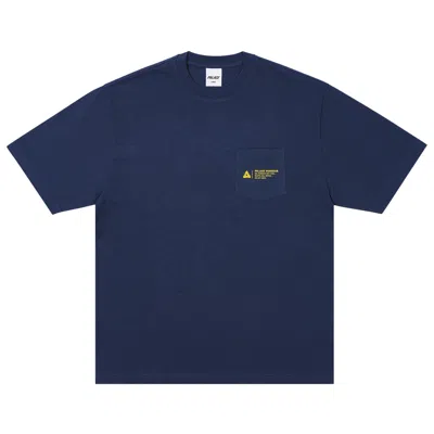 Pre-owned Palace Shop Locator Pocket T-shirt 'navy' | Blue | Men's Size S