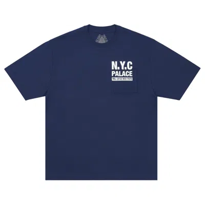Pre-owned Palace Shop Numbers T-shirt 'navy' | Blue | Men's Size M
