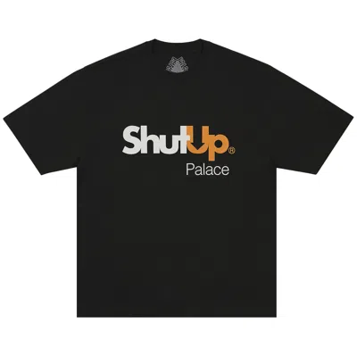 Pre-owned Palace Shut Up T-shirt 'black' | Men's Size M