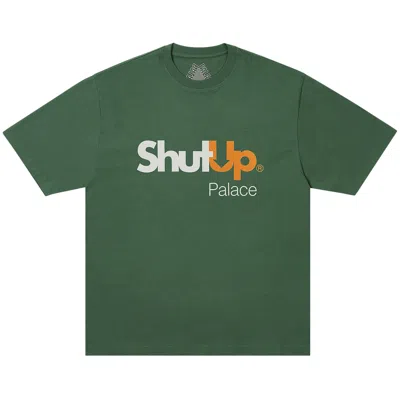 Pre-owned Palace Shut Up T-shirt 'racey Green' | Men's Size Xl