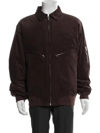Pre-owned Palace Skateboards Bomber Jacket In Brown