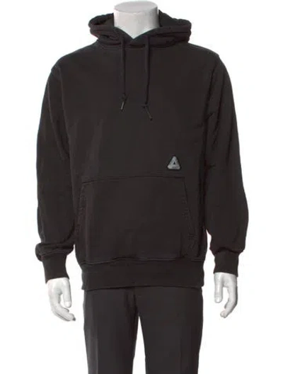 Pre-owned Palace Skateboards Crew Neck Long Sleeve Hoodie In Black