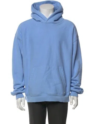 Pre-owned Palace Skateboards Crew Neck Long Sleeve Hoodie In Blue
