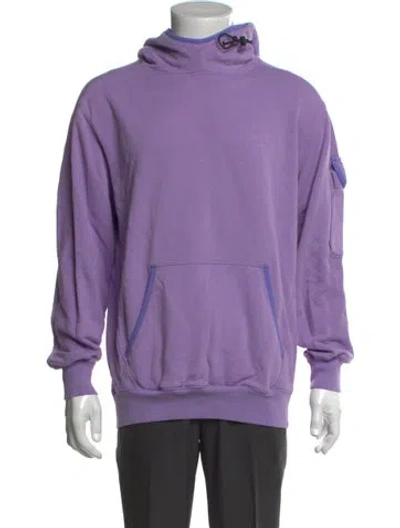 Pre-owned Palace Skateboards Crew Neck Long Sleeve Hoodie In Purple