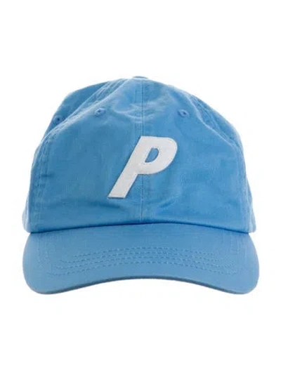 Pre-owned Palace Skateboards Embroidered Baseball Cap In Blue