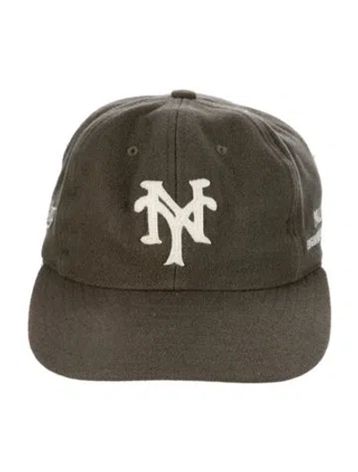 Pre-owned Palace Skateboards Embroidered Wool Baseball Hat In Green