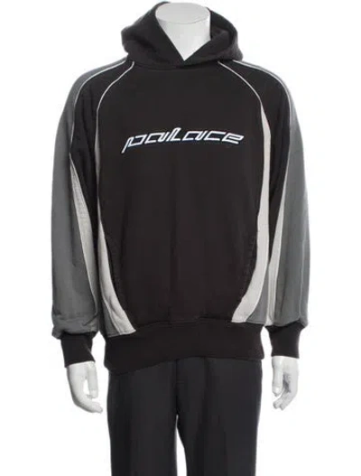 Pre-owned Palace Skateboards Graphic Print Crew Neck Hoodie In Black