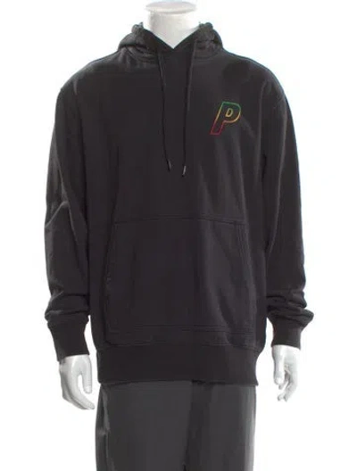 Pre-owned Palace Skateboards Graphic Print Crew Neck Hoodie In Gray