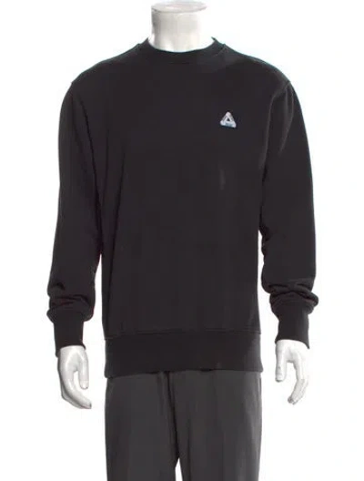 Pre-owned Palace Skateboards Graphic Print Crew Neck Pullover In Black