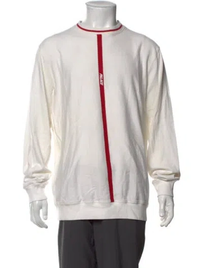 Pre-owned Palace Skateboards Graphic Print Crew Neck Pullover In Neutrals