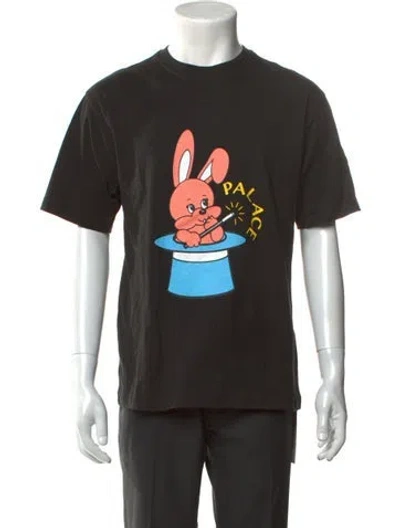 Pre-owned Palace Skateboards Graphic Print Crew Neck T-shirt In Black